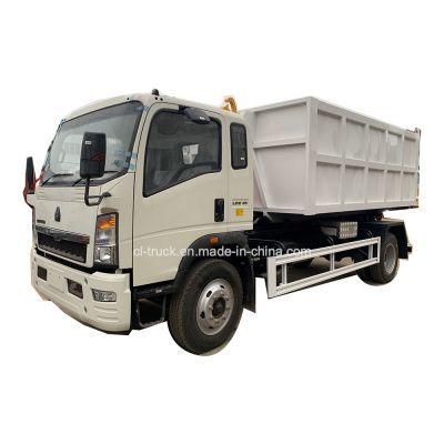 HOWO Light Hook Lift Garbage Truck