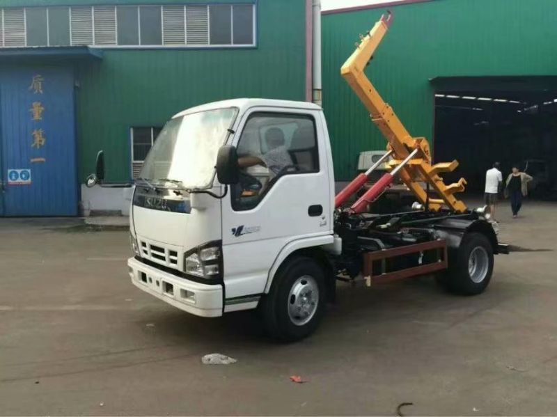 Japan Joint Venture I Suzu Hook Lift Garbage Truck Roll off Container