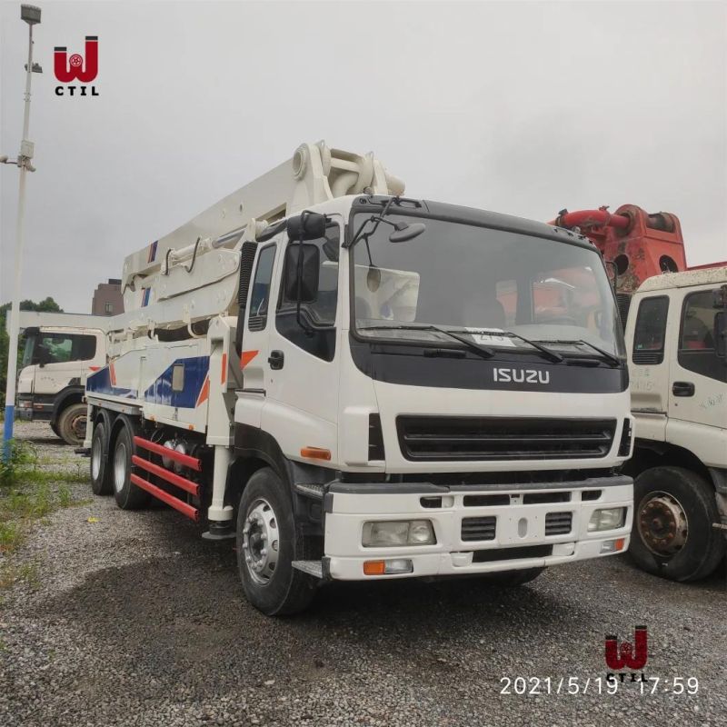 37m-50m Second Hand Concrete Boom Pump Truck