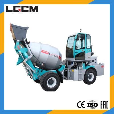 Lgcm Rated 1.5 M3 Self -Loading Concrete Mixer Truck