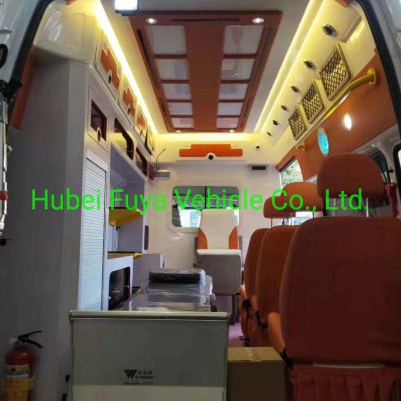 Jmc Diesel Engine Model Emergency Rescue Patient Delivery Ambulance