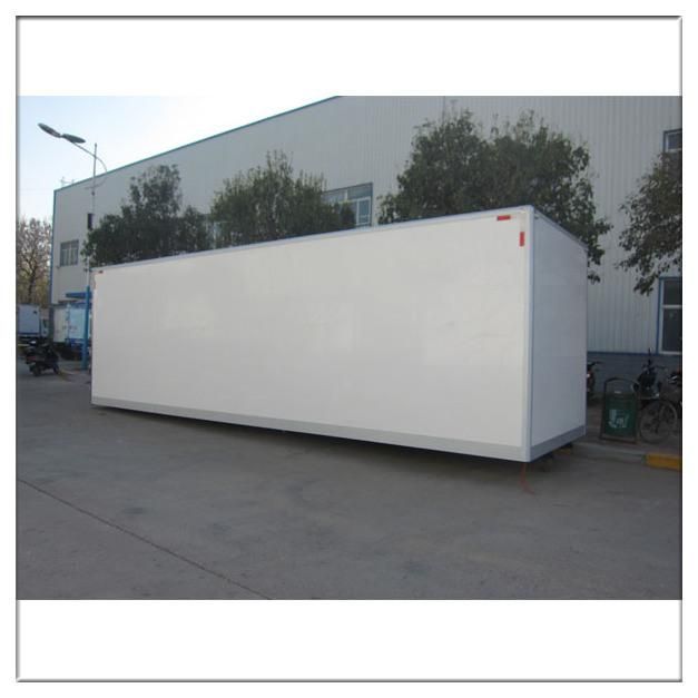 XPS/ PU Insulation CKD/CBU Refrigerated Panel Small Mini Vegetable Meat Transport Aluminum Refrigerated Truck Body for Seafood Chicken