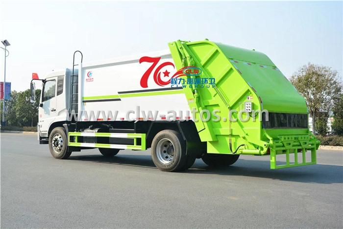 Dongfeng 4X2 LHD 14cbm Waste Collector Compressed Refuse Garbage Truck