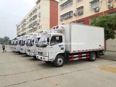 Factory Supply DFAC 4mt 4 Tons 4.5m Length Refrigerated Truck
