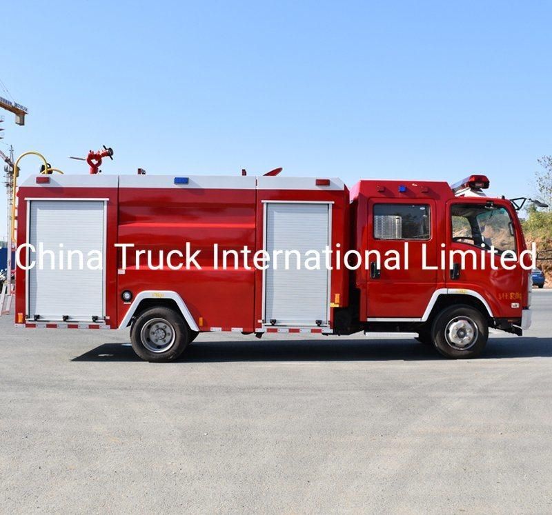 Isuzu Npr 600p 4*2 120HP Fire Truck for Sale