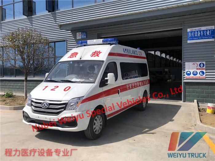 Patient Transfer Ambulance 2.0t Maxus Monitor Ward-Type ICU Ambulance for Sale