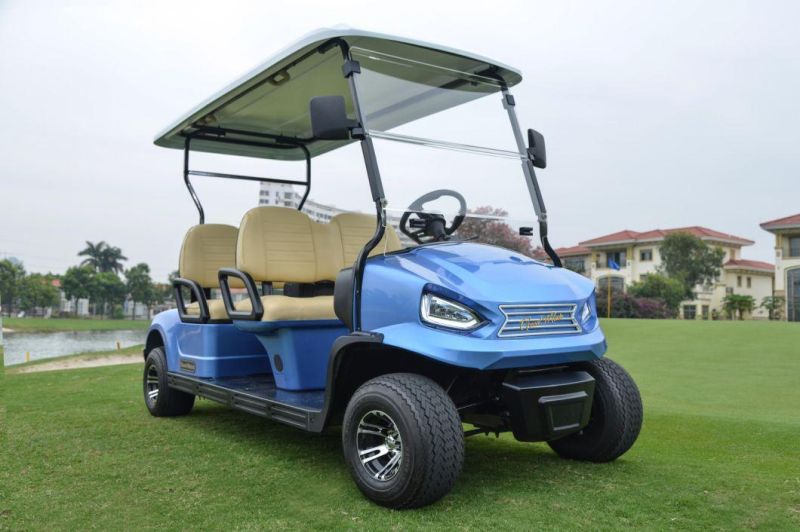 Luxury Scooter Electric Vintage Golf Cart for Wedding Resort Hotel Club Vehicle