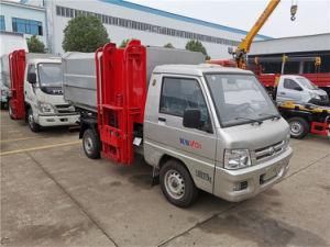 Side Loading Bucket Garbage Truck for Sale