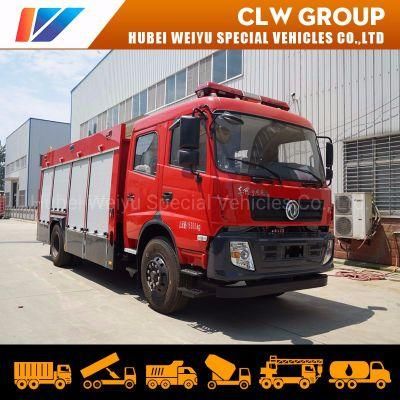 4X2 Dongfeng China 6000L 6000liters Water Tank Fire Engine Fire Rescue Truck