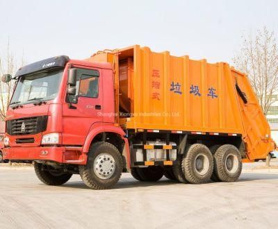 16m3 Sinotruk HOWO Refuse Compactor Truck Bin Truck Rubbish Truck Waste Collector Truck Garbage Truck 16000L