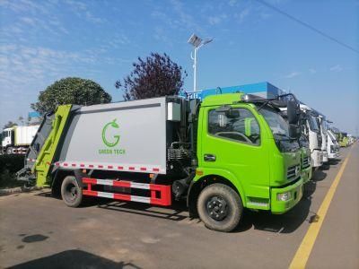 Dongfeng New Garbage Truck 8 M3 for Solid Waste Compactor