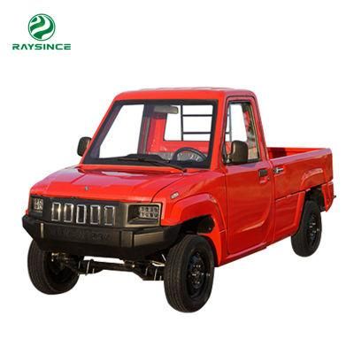 CE Approved Electric Two Seats Pick up Truck with Cargo Box