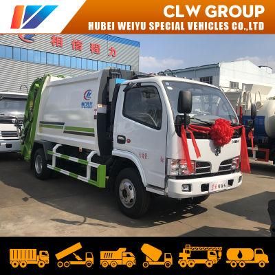 China Sanitation Cart Manufacturer Garbage Refuse Collector Compression Vehicle 4tons 5cbm Refuse Collection Truck