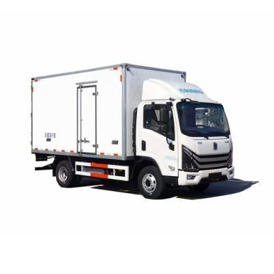 Geely Extended-Range Electric Refrigerator Truck Pure Electricity Endurance of 140 Km