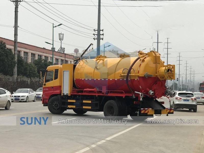 12 Cbm Combined Jetting and Vacuum Truck with High Pressure Pump for Sale