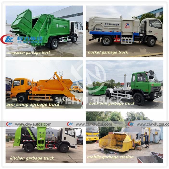 China Brand New Design Rubbish Collection Can Kitchen Food Garbage Transport Weiyu Truck