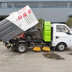 Small Size 2500 Liters Street Sweeper Road Cleaning Truck