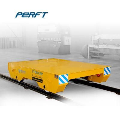 50t Motorized Heavy Cargo Transport Carriage with Guardrails