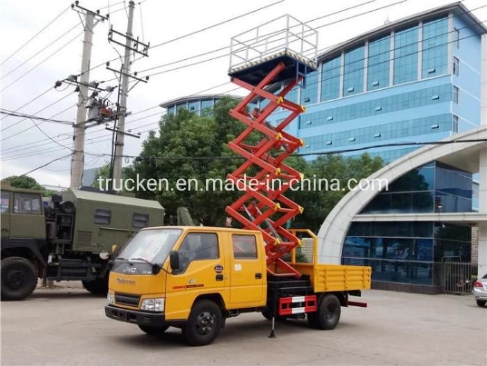 China Factory Price 18 Meters Mobile Aerial Man Platform Work Scissor Type Lift Lifting Truck