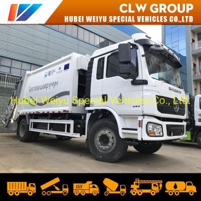 Shacman L3000 4X2 14m3 Rear Loader Waste Recycling Truck Garbage Collection Truck 14cbm Garbage Compactor Truck