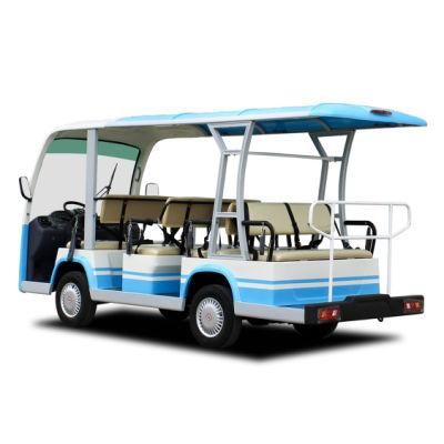 Manufacture Blue Red Wuhuanlong 5180*1510*2050 Jiangsu Passenger Ports Car Electric Sightseeing Bus