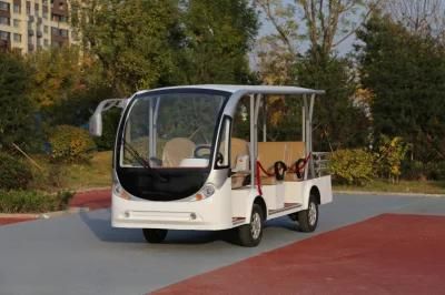 Mini Bus 72V Electric Buses Sightseeing 14 Passenger Shuttle Bus for Sale Electric