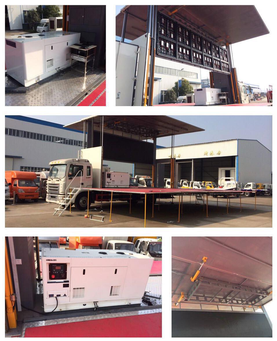Heavy Duty Mobile Cap LED Screen Display Dance Stage Truck