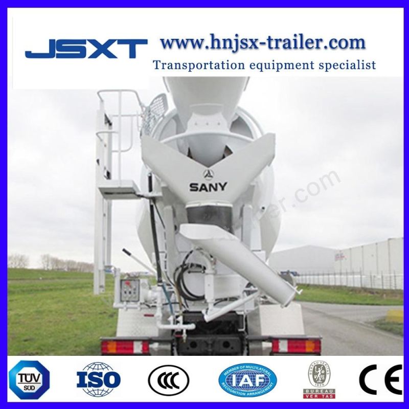 Jushixin Sany 10 Wheels 8-12 Cubic Meters Concrete Mixer Truck/Equipment