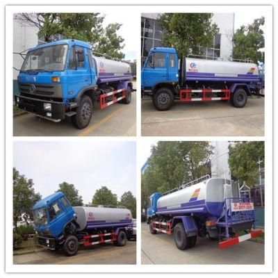 Dongfeng 4X2 6 Wheels 10ton Road Wash Water Tank Truck