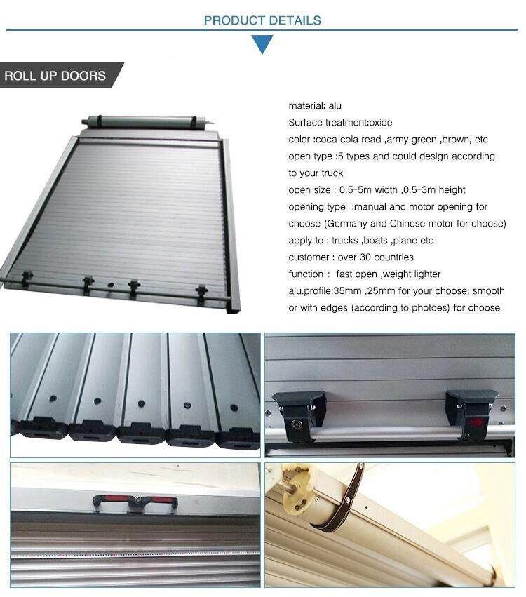 Aluminum Alloy Fire Roller Shutter/ Rescue Truck Shutter Door