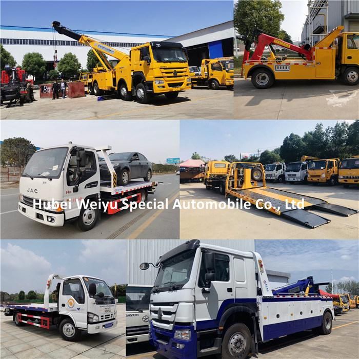 4tons HOWO Wrecker Truck 4t 5t Road Rescue Breakdown Recovery Wrecker for Towing