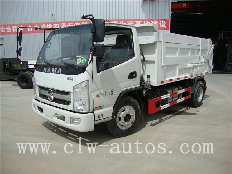 Dongfeng Brand 5 Cubic Meters 4*2 with Garbage Bucket Dump Garbage Truck