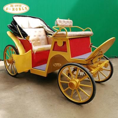 Customized Four Wheels Popular Horse Cart Horse Carriage