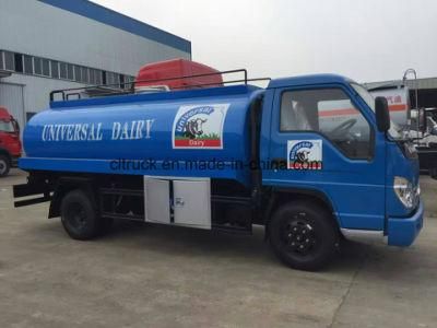 Farm Use 5cbm 6cbm Fresh Milk Tanker Truck 5000L Transport Delivery Truck