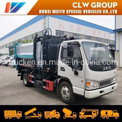 JAC 7000 Liters Garbage Compactor Side Loading Waste Collection Treatment Truck