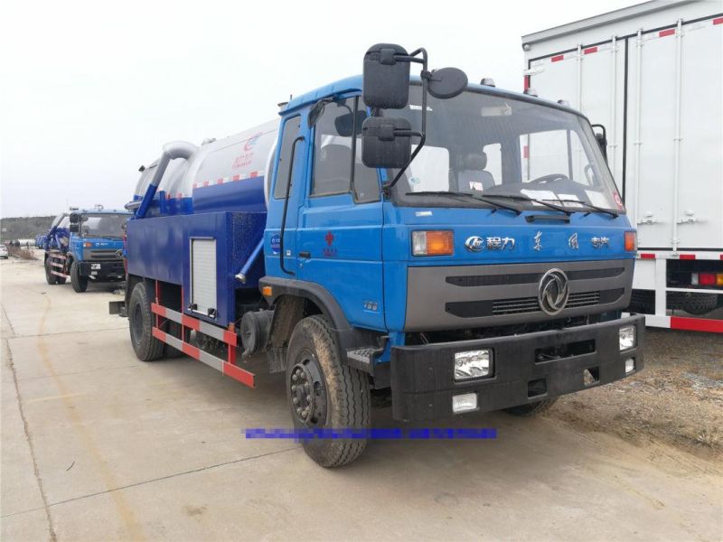 Dongfeng Sewage Suction with High Pressure Cleaning Truck