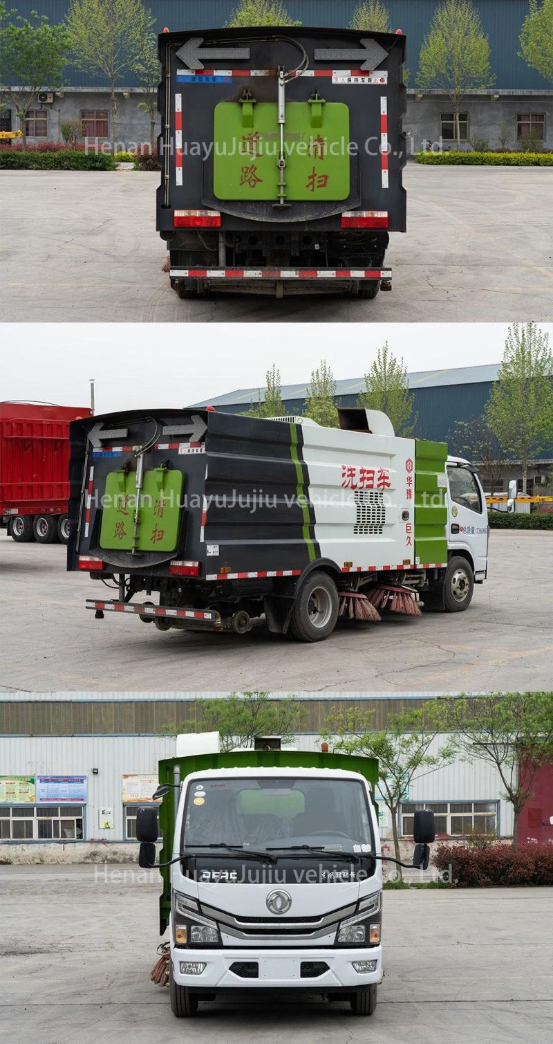 Brand New Dongfeng 4X2 Diesel Trucks Street Sweeper for Sale