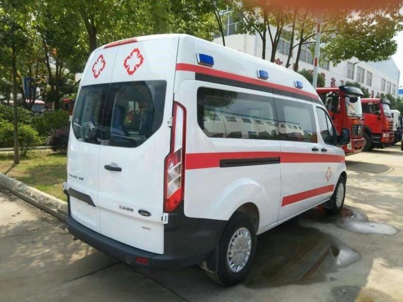 Good Quality Best Price 4X2 Diesel Cardiac Monitor Ford Ambulance Manufacturer for Sale