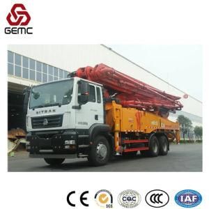 Diesel Truck-Mounted Concrete Mixer Pump 46m 48m 52m 58m 62m Vertical Reach