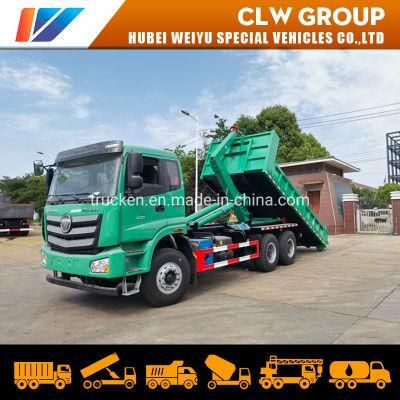 Foton 6*4 15tons Roll off Garbage Truck 20tons Hook Lifting Garbage Collection Truck for Sale