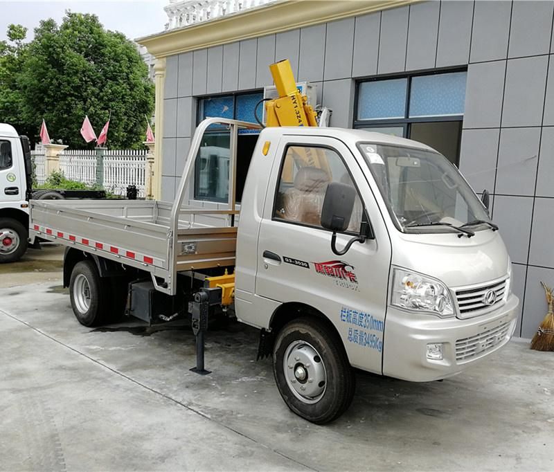 Beijing Auto 4X2 Mini 1 Ton Truck Mounted Crane for Sale