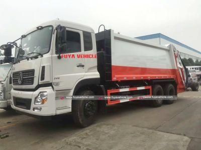 City 6X4 Rhd 18cbm 18 Cubic 18m3 18ton Garbage Bin Lorry Truck