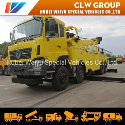 Dongfeng 30t 50t Heavy Road Rescue Recovery Vehicles Wrecker Tow Truck for Road Block Removal