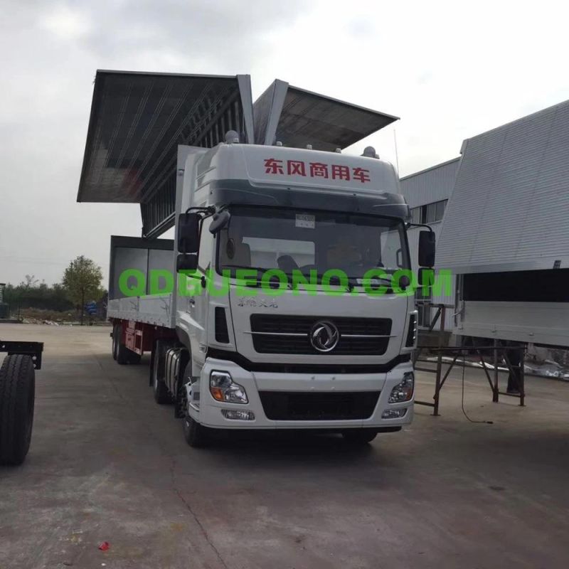 Customized Bueno Aluminum Winging Opening Van Truck Body for Hino Mitsubishi Fuso Man Truck