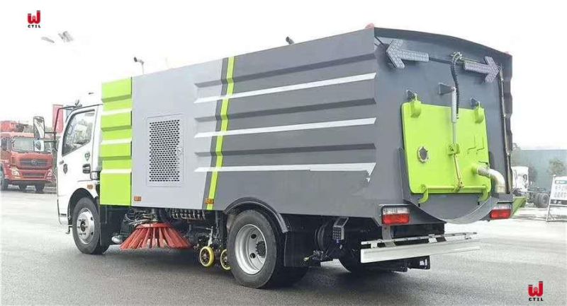 Cheap Price Dongfeng 4X2 6 Cbm Road/Street Sweeper Suction Truck