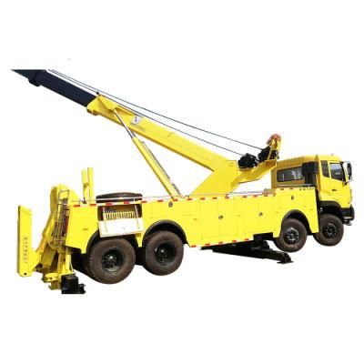 Dongfeng 12 Wheelers 30ton Wrecker Truck 40ton 300HP Integrated Towing Truck for Sale