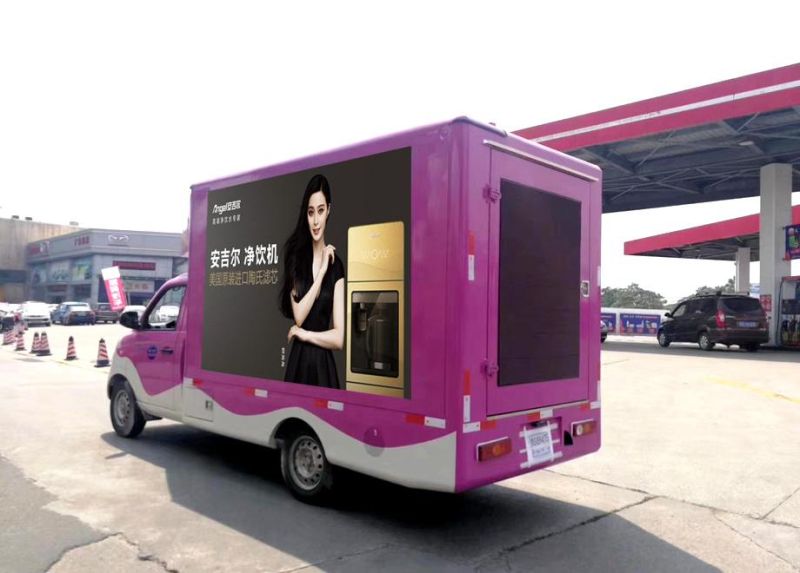 Sinotruk Wangpai 4X2 Mini Double LED Screen Digital Advertising Truck