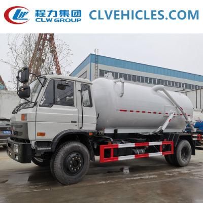 DFAC Dongfeng 4X2 8cbm 10cbm Sewer Tank Sewage Vacuum Truck