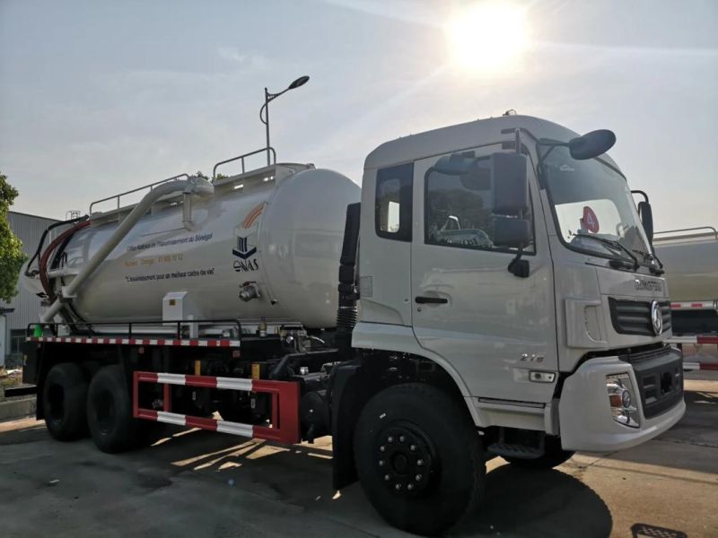 Dongfeng 18cbm, 20cbm High Pressure Cleaning Vacuum Sewage Tanker Truck