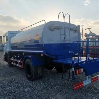 Left Hand Drive Best Condition 12 Cubic Meters Used Water Tanker Truck
